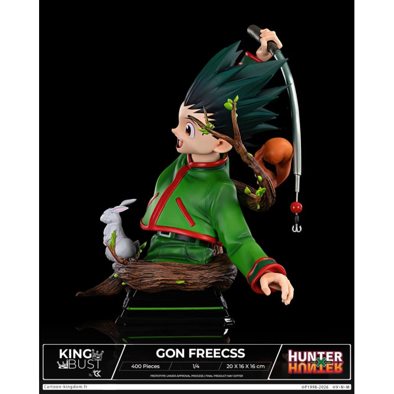 Cartoon Kingdom - Re Busto Gon Freecss 1/4 - Hunter × Hunter - Edizione Limitata