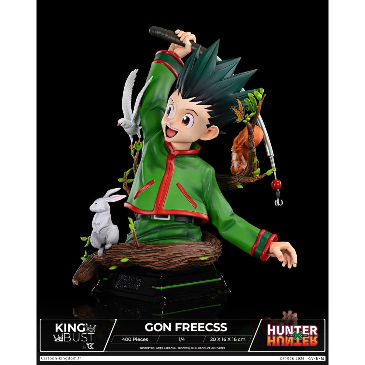 Cartoon Kingdom - Re Busto Gon Freecss 1/4 - Hunter × Hunter - Edizione Limitata