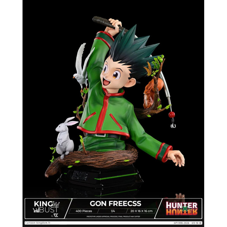 Cartoon Kingdom - Re Busto Gon Freecss 1/4 - Hunter × Hunter - Edizione Limitata