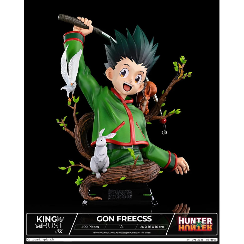 Cartoon Kingdom - Re Busto Gon Freecss 1/4 - Hunter × Hunter - Edizione Limitata
