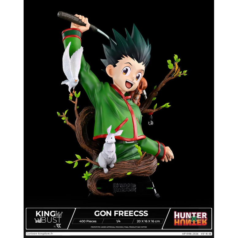 Cartoon Kingdom - Re Busto Gon Freecss 1/4 - Hunter × Hunter - Edizione Limitata