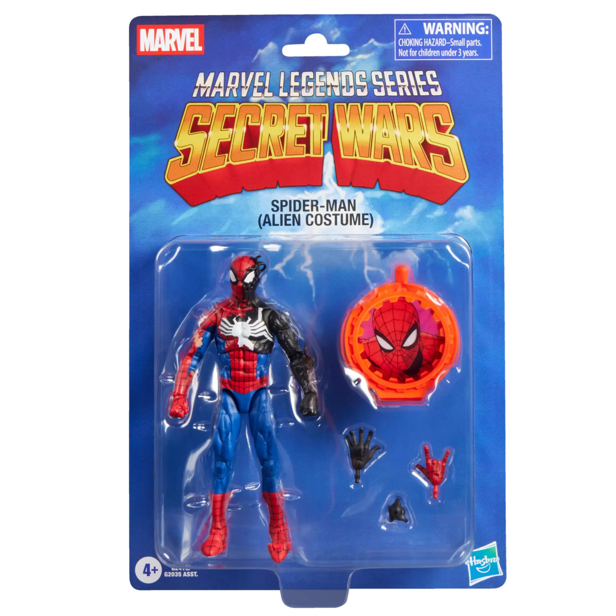 Hasbro Marvel Legends Serie - Spider-Man (costume alieno) - Guerre segrete serie 2