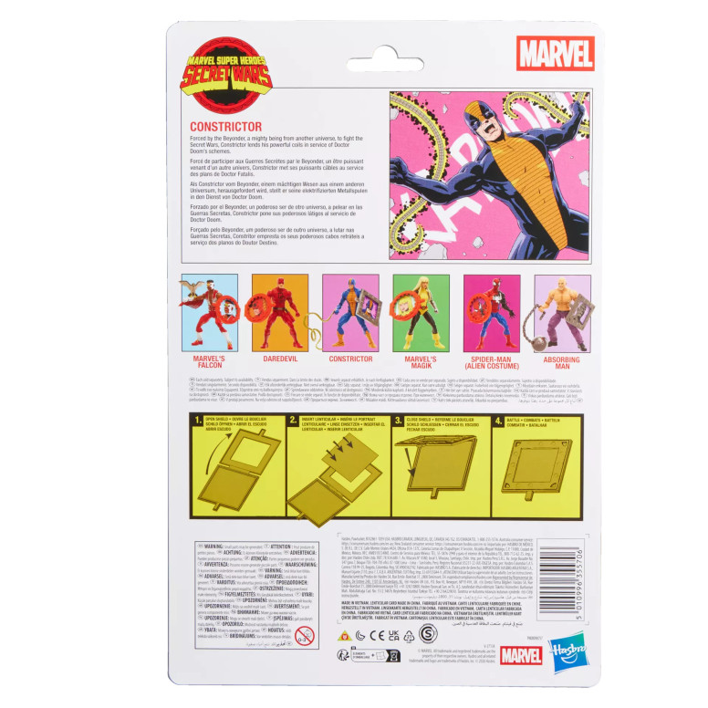 Hasbro Marvel Legends Serie - Constrictor - Guerre segrete serie 2