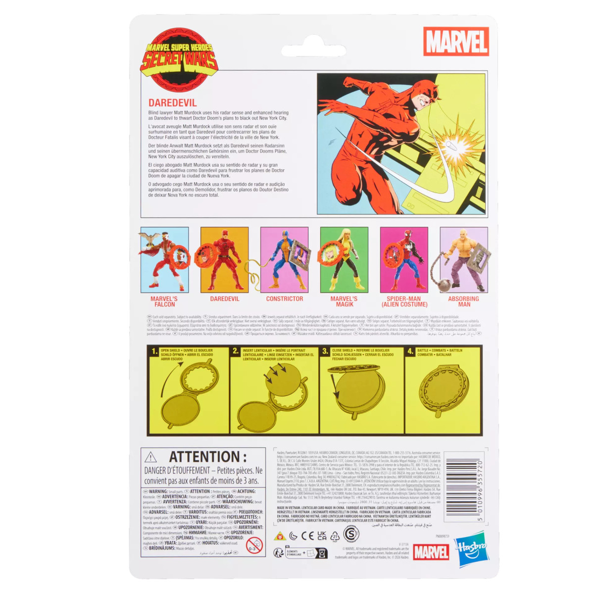 Hasbro Marvel Legends Serie - Daredevil - Guerre segrete serie 2