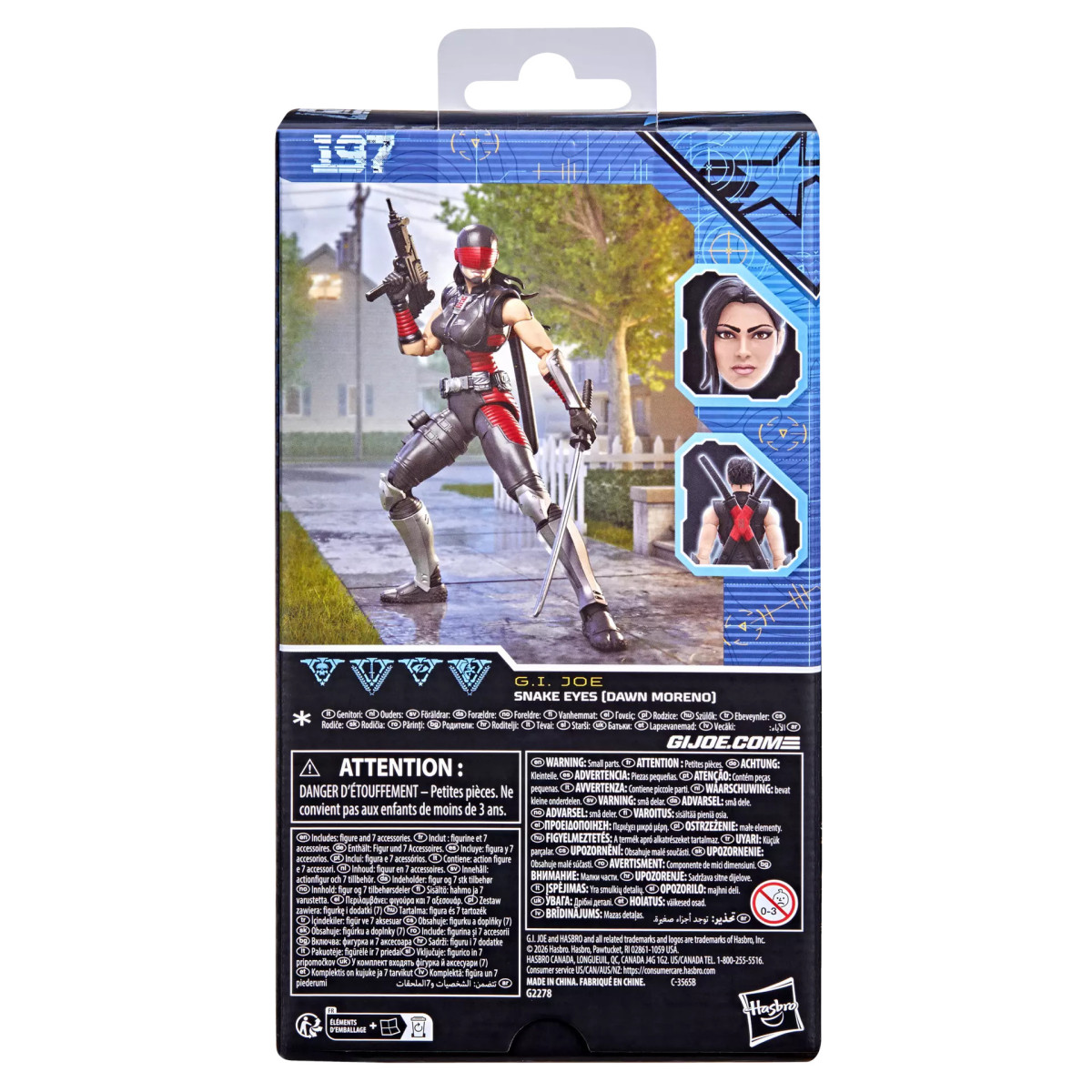 Hasbro G.I.JOE Serie Classificata - Occhi di serpente (Dawn Moreno)