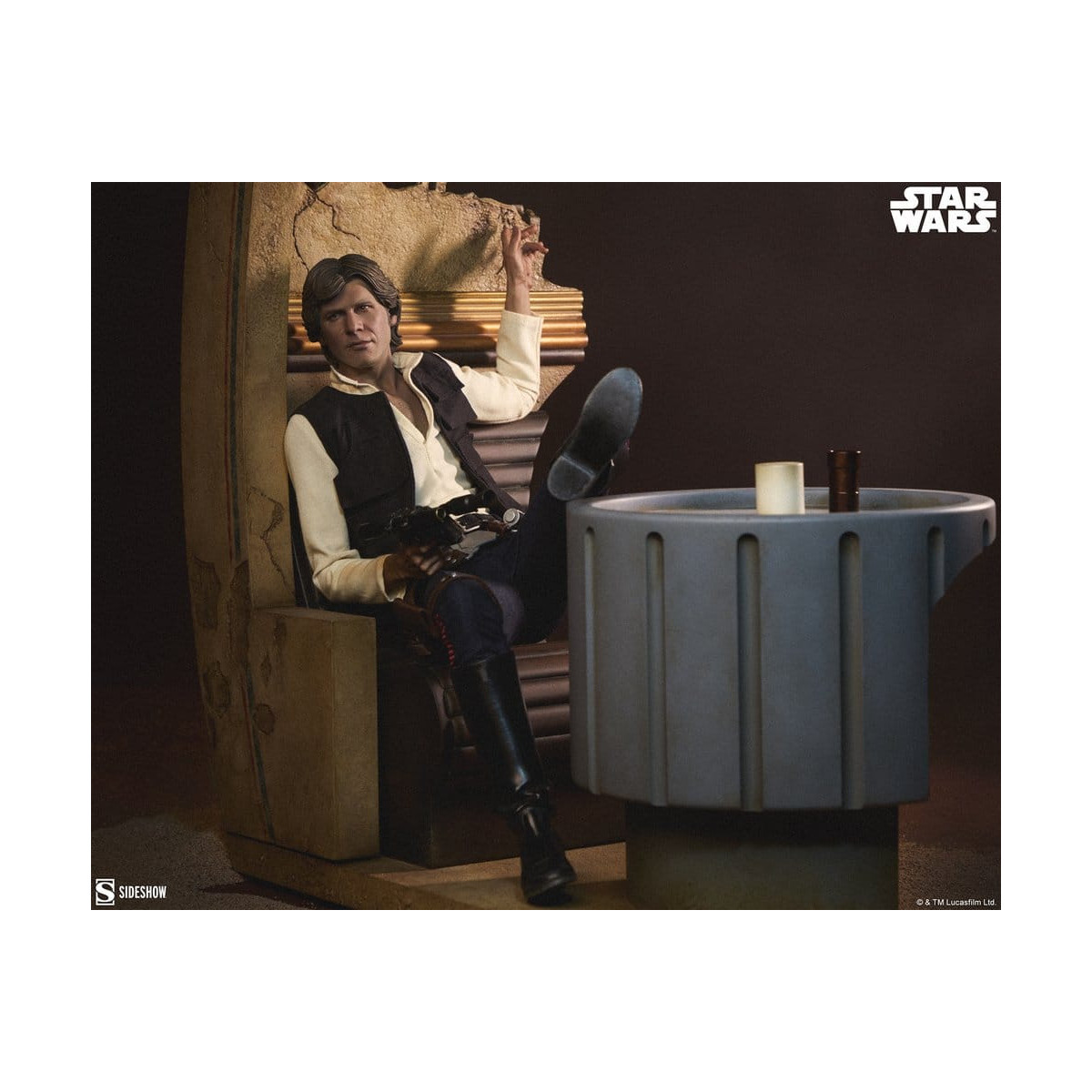 Sideshow Star Wars - Han Solo: Scusate il disordine formato Premium Mixed Media 1/4 - Una nuova speranza