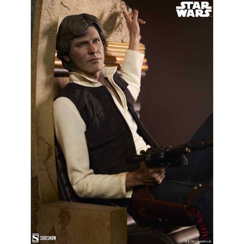 Sideshow Star Wars - Han Solo: Scusate il disordine formato Premium Mixed Media 1/4 - Una nuova speranza