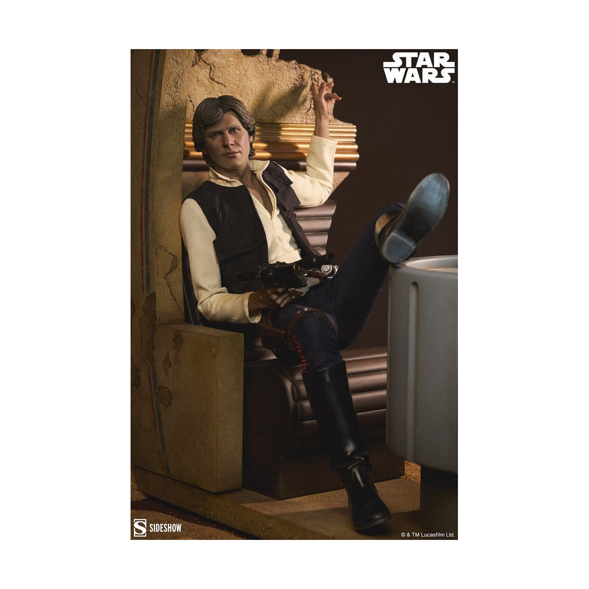 Sideshow Star Wars - Han Solo: Scusate il disordine formato Premium Mixed Media 1/4 - Una nuova speranza