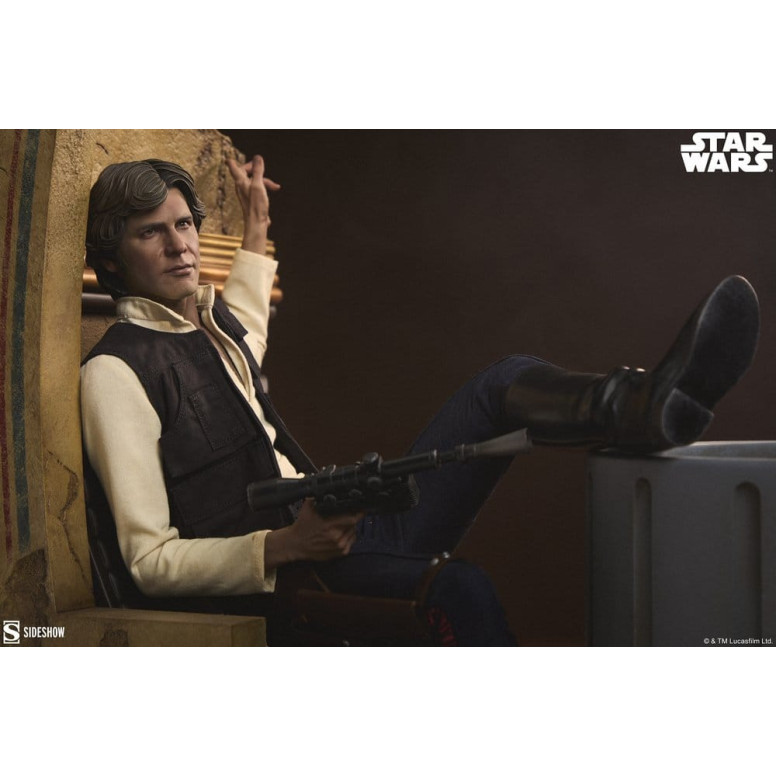 Sideshow Star Wars - Han Solo: Scusate il disordine formato Premium Mixed Media 1/4 - Una nuova speranza