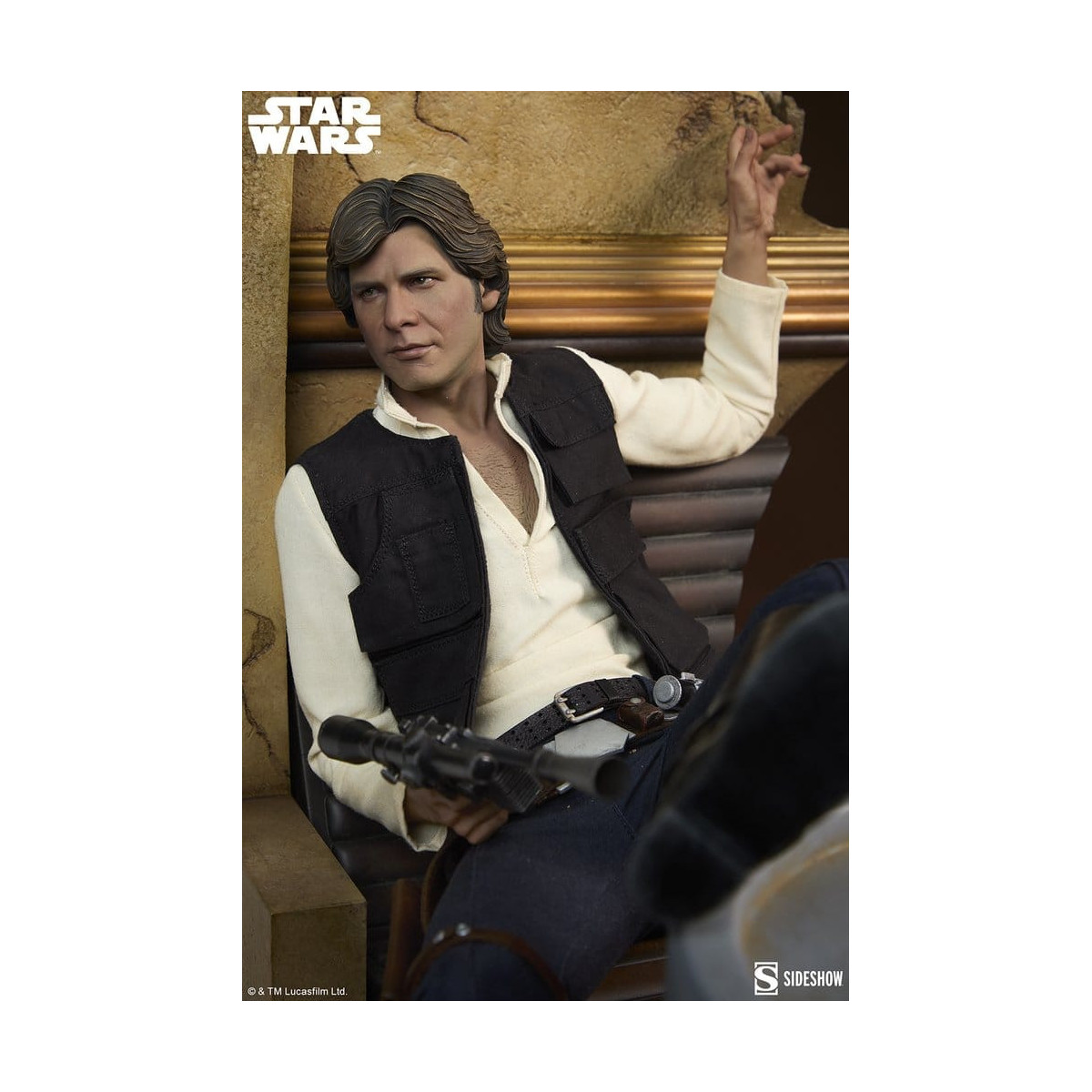 Sideshow Star Wars - Han Solo: Scusate il disordine formato Premium Mixed Media 1/4 - Una nuova speranza