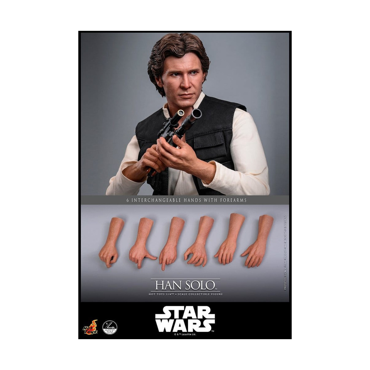 Hot Toys Star Wars Episodio IV - Han Solo Movie Figura da collezione in scala ridotta