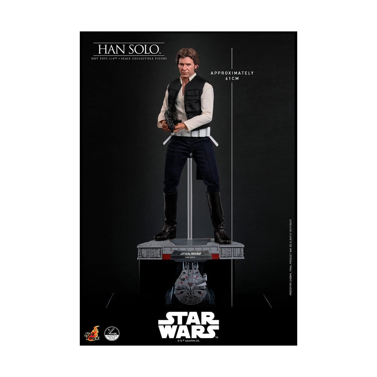 Hot Toys Star Wars Episodio IV - Han Solo Movie Figura da collezione in scala ridotta