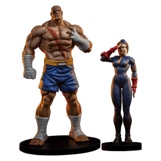 PCS - Street Fighter: Set di statue di Sagat e Juli in scala 1:10 di Street Jam