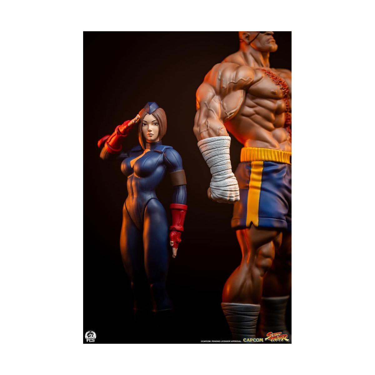 PCS - Street Fighter: Set di statue di Sagat e Juli in scala 1:10 di Street Jam