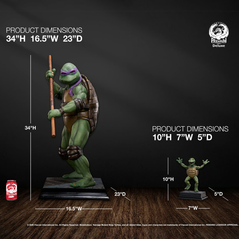 Premium Collectibles Studio PCS -Donatello (Edizione Deluxe) 1/2 - Teenage Mutant Ninja Turtles TMNT