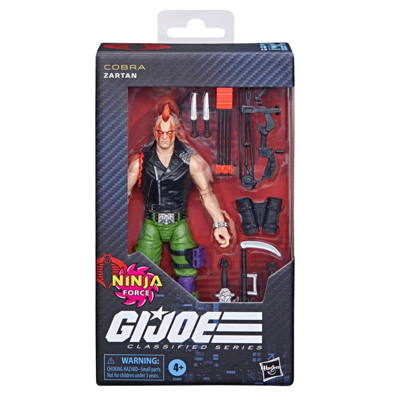 Hasbro G.I.JOE Serie Classificata - Ninja Force Zartan