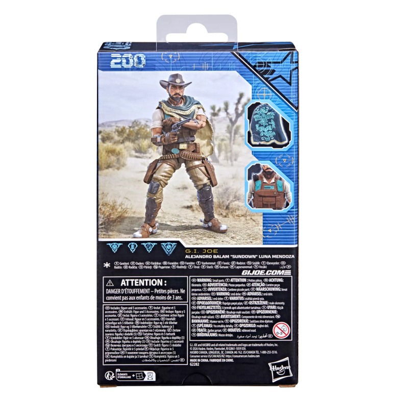 Hasbro G.I.JOE Serie Classificata - Alejandro Balam "Sundown" Luna Mendoza