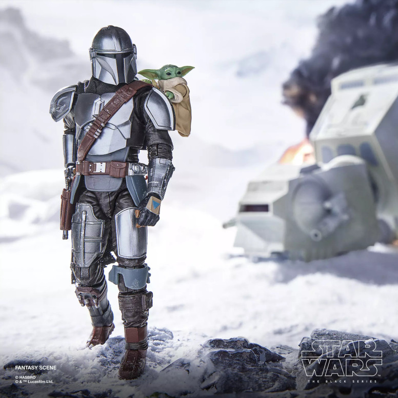 Hasbro Star Wars The Black Series - Il Mandaloriano e Grogu