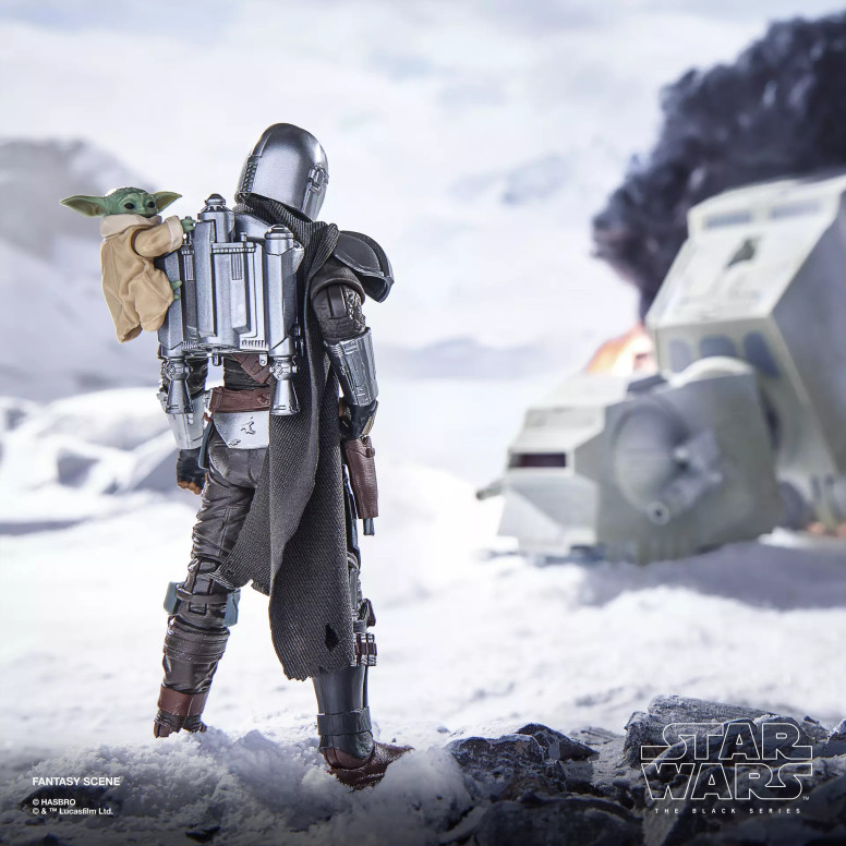 Hasbro Star Wars The Black Series - Il Mandaloriano e Grogu