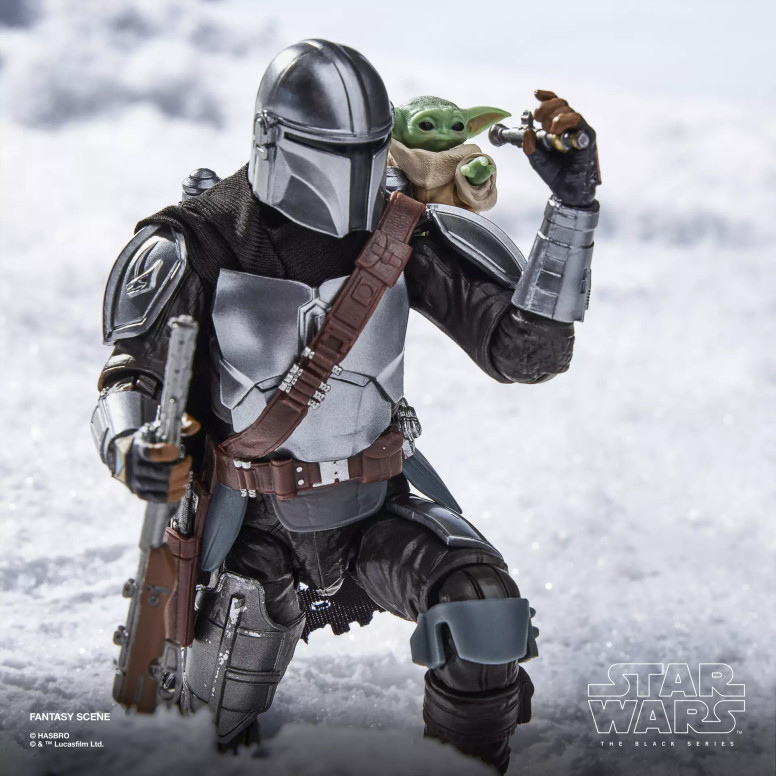 Hasbro Star Wars The Black Series - Il Mandaloriano e Grogu