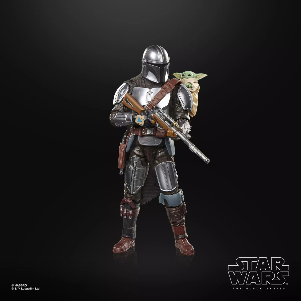 Hasbro Star Wars The Black Series - Il Mandaloriano e Grogu