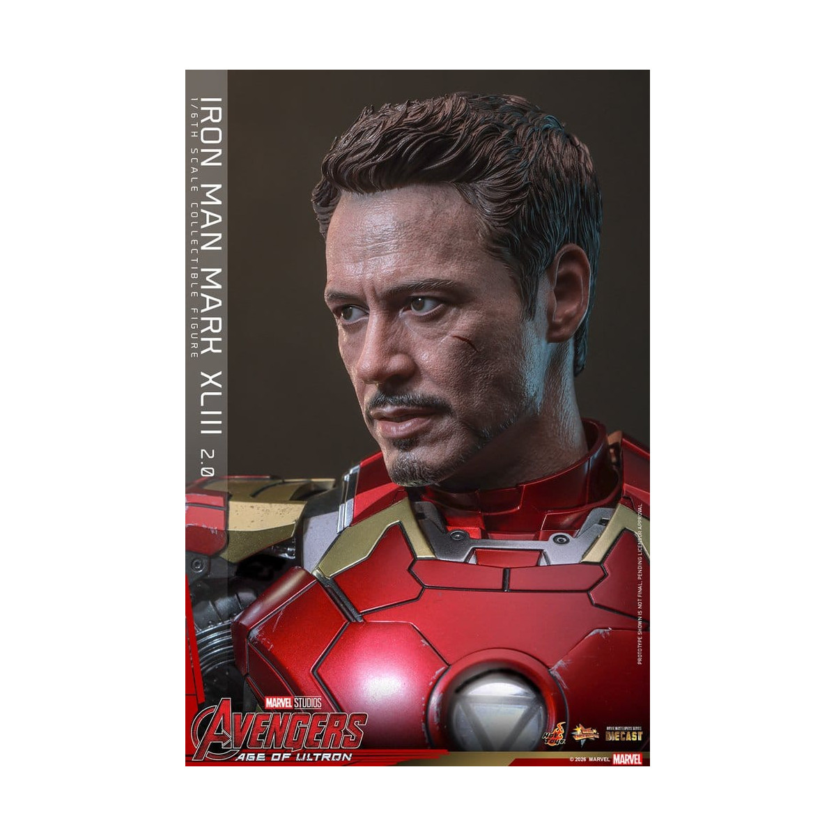 Hot Toys Iron Man Avengers 2 Age of Ultron - Iron Man Mark XLIII (2.0) Die Cast MMS 1/6