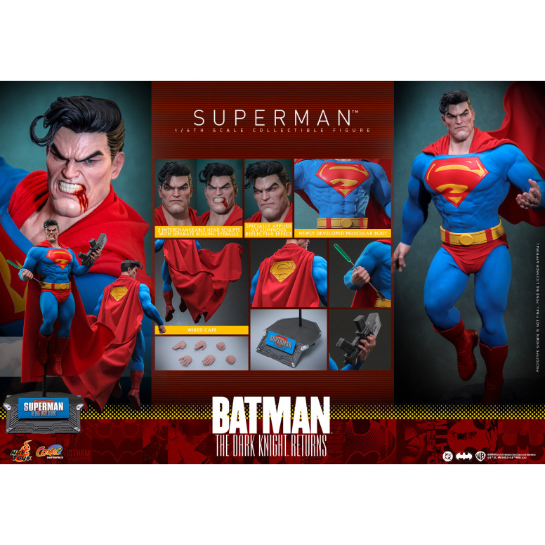 Hot Toys - Superman - Batman: Il Ritorno del Cavaliere Oscuro Comic Masterpiece 1/6