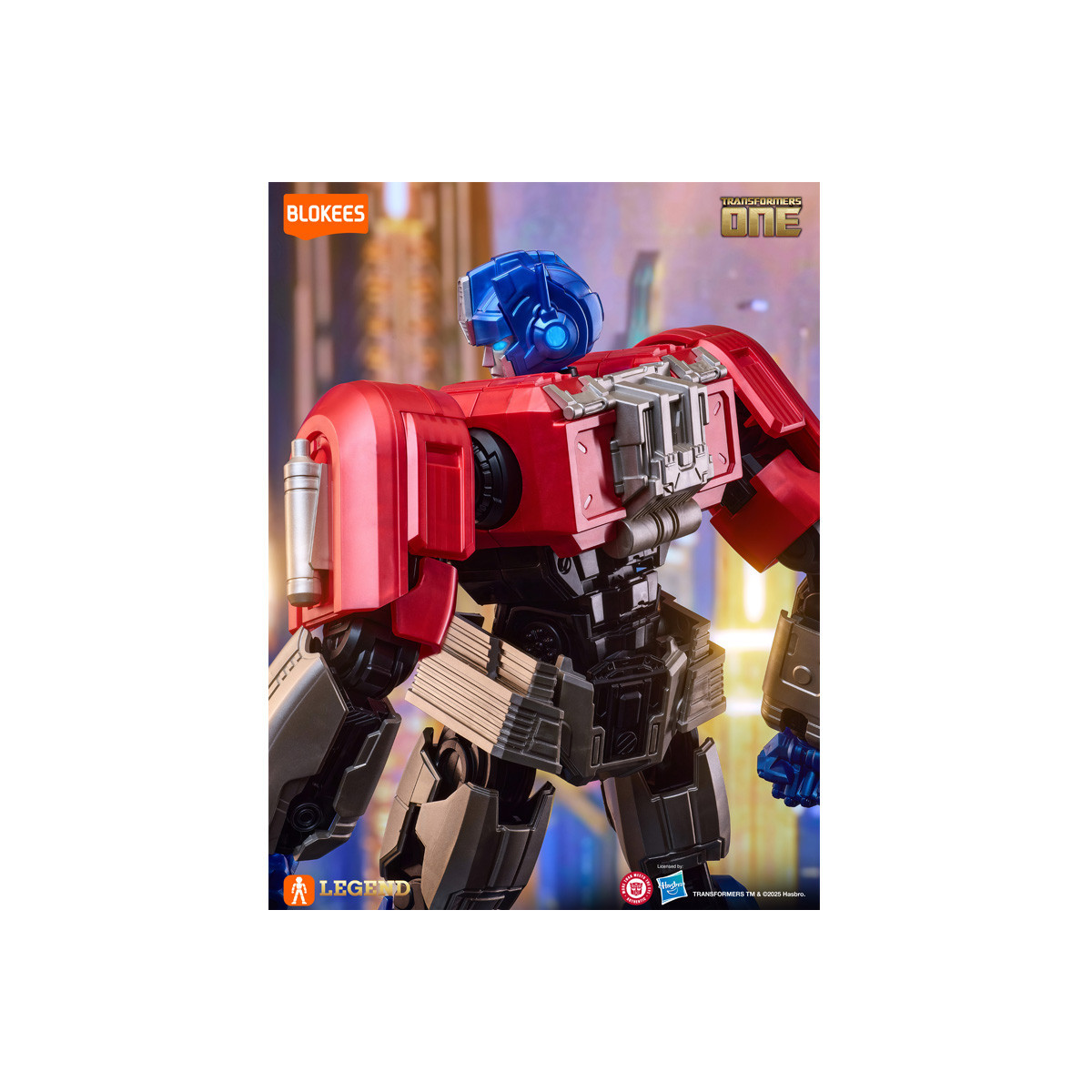 Blokees Transformers: ONE - Edizione d'azione illuminata di Optimus Prime (Orion Pax)