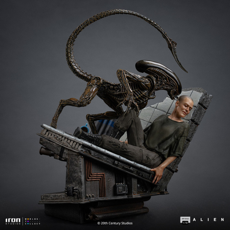 Iron Studios Ellen Ripley e il cane Alien - Arte in scala 1/10 - Alien 3
