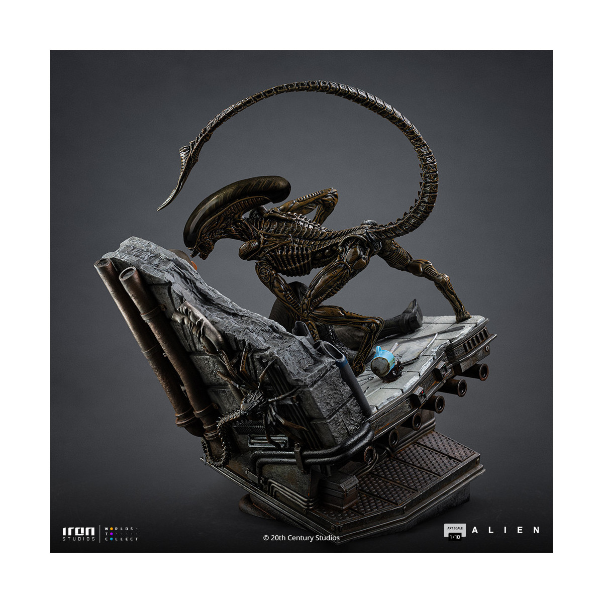 Iron Studios Ellen Ripley e il cane Alien - Arte in scala 1/10 - Alien 3
