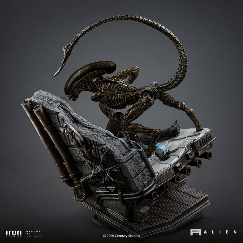 Iron Studios Ellen Ripley e il cane Alien - Arte in scala 1/10 - Alien 3
