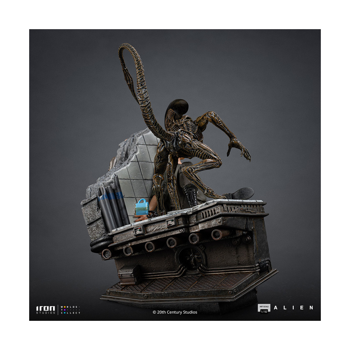 Iron Studios Ellen Ripley e il cane Alien - Arte in scala 1/10 - Alien 3