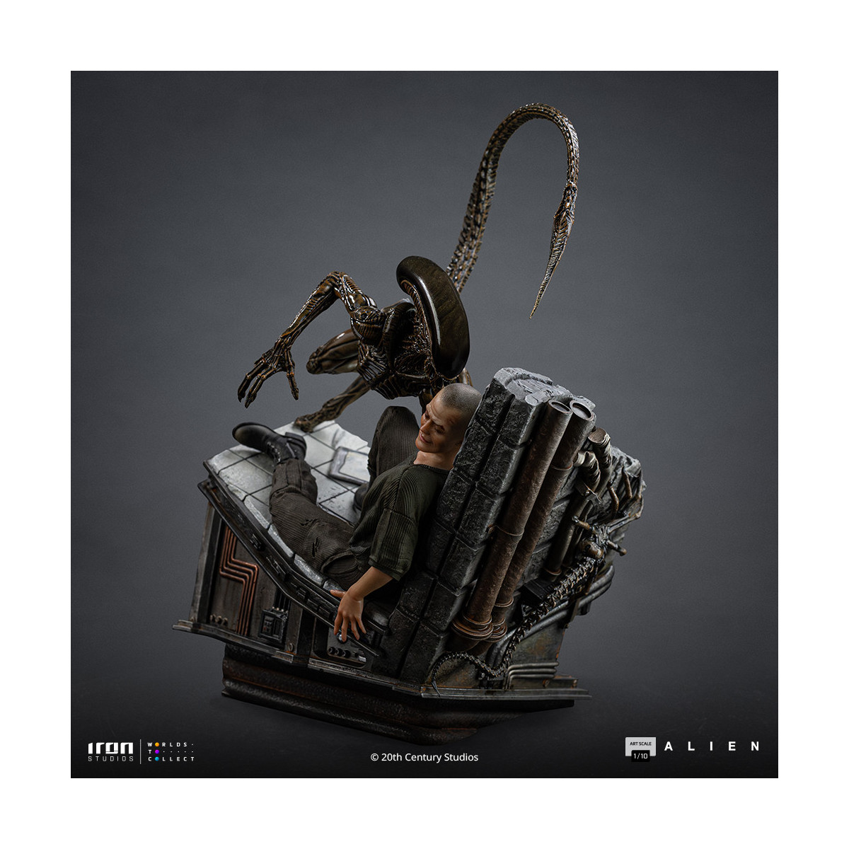 Iron Studios Ellen Ripley e il cane Alien - Arte in scala 1/10 - Alien 3