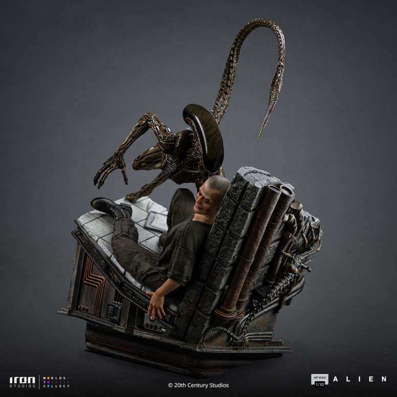 Iron Studios Ellen Ripley e il cane Alien - Arte in scala 1/10 - Alien 3