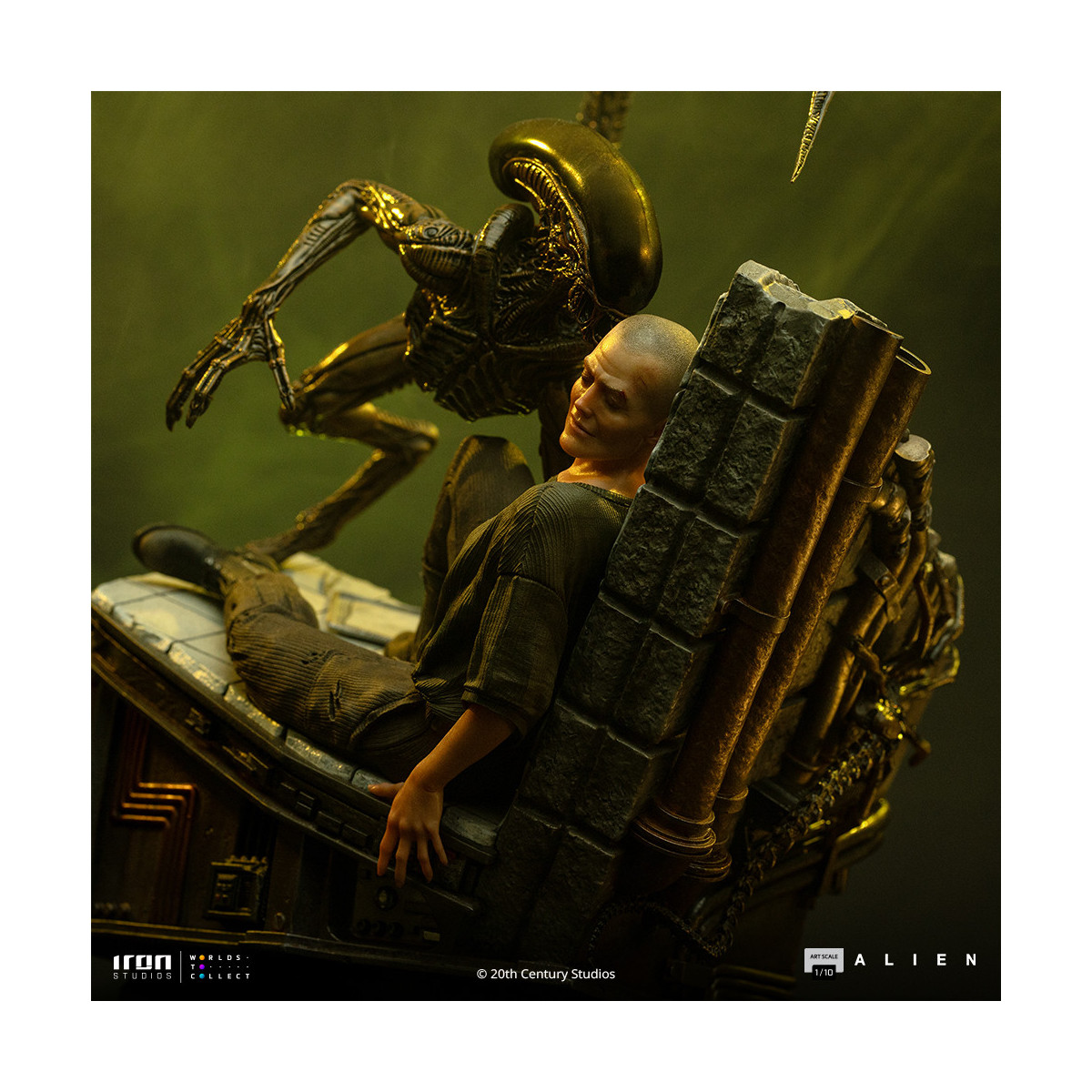 Iron Studios Ellen Ripley e il cane Alien - Arte in scala 1/10 - Alien 3