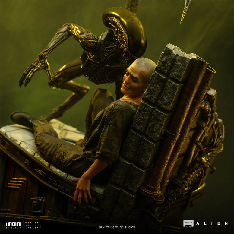 Iron Studios Ellen Ripley e il cane Alien - Arte in scala 1/10 - Alien 3