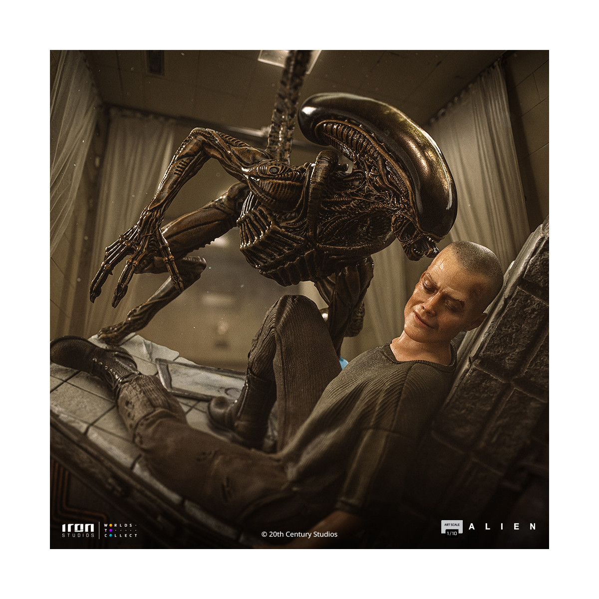 Iron Studios Ellen Ripley e il cane Alien - Arte in scala 1/10 - Alien 3