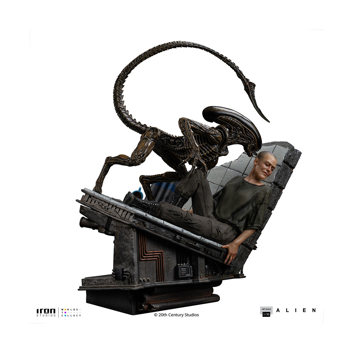 Iron Studios Ellen Ripley e il cane Alien - Arte in scala 1/10 - Alien 3