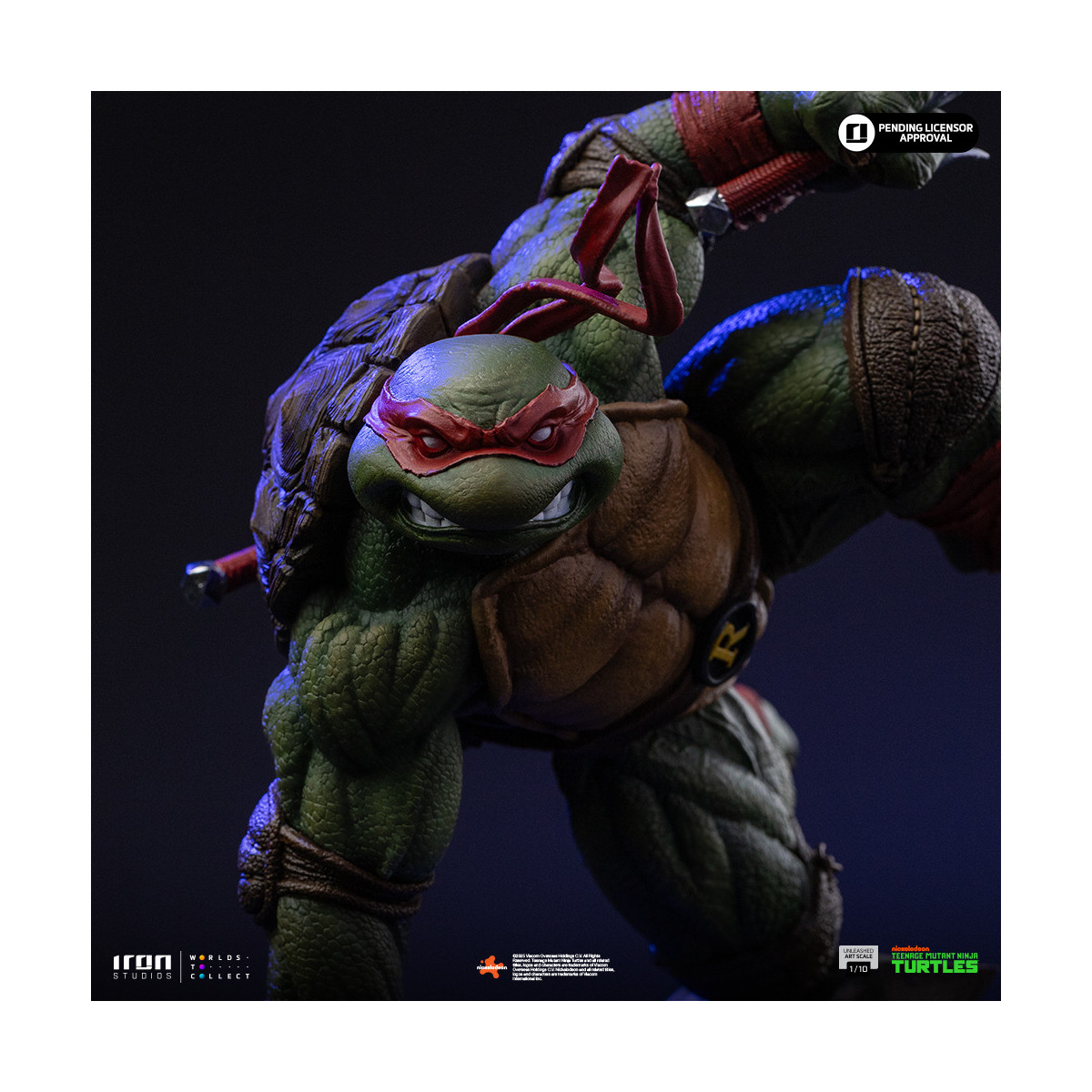 Iron Studios - TMNT - Raffaello scatenato in scala 1/10 - Teenage Mutant Ninja Turtles