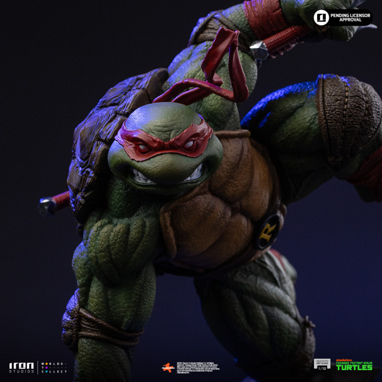 Iron Studios - TMNT - Raffaello scatenato in scala 1/10 - Teenage Mutant Ninja Turtles