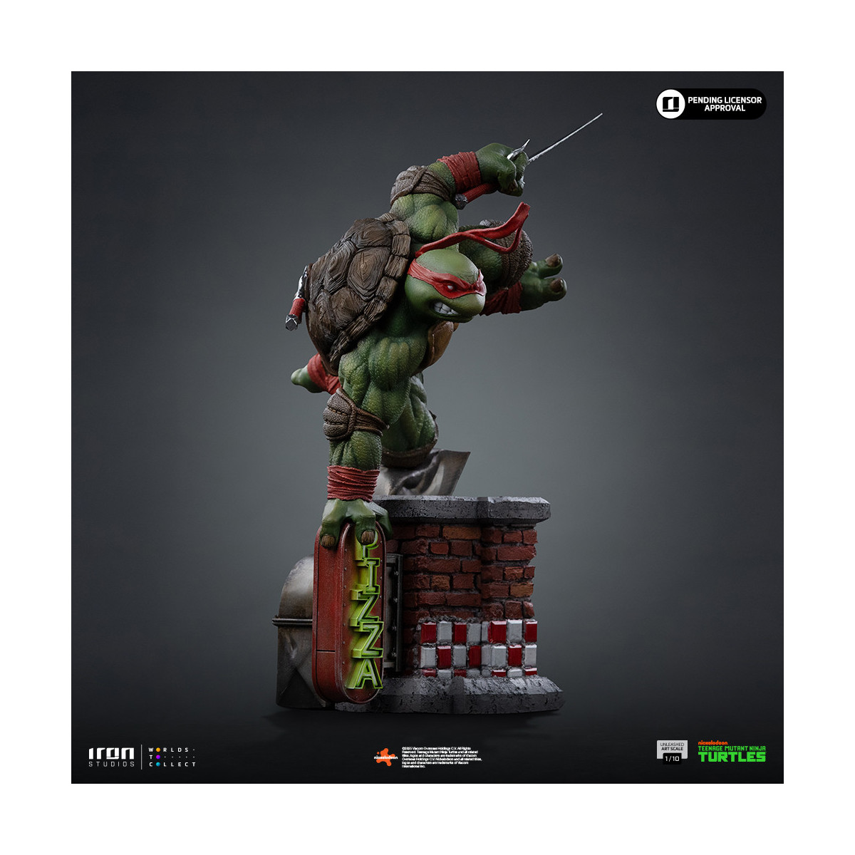 Iron Studios - TMNT - Raffaello scatenato in scala 1/10 - Teenage Mutant Ninja Turtles