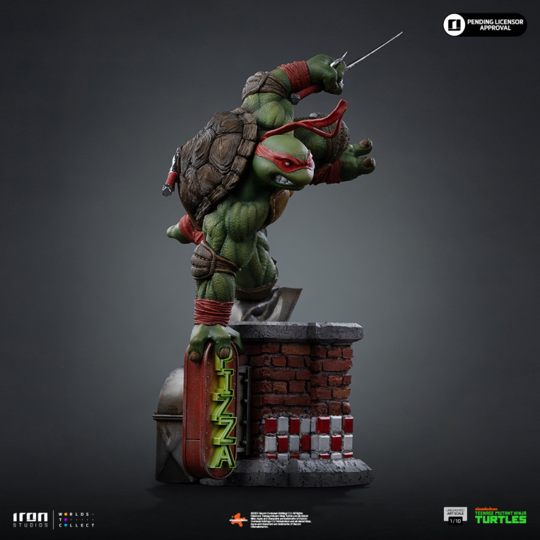 Iron Studios - TMNT - Raffaello scatenato in scala 1/10 - Teenage Mutant Ninja Turtles