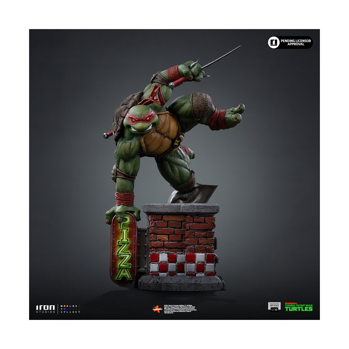 Iron Studios - TMNT - Raffaello scatenato in scala 1/10 - Teenage Mutant Ninja Turtles