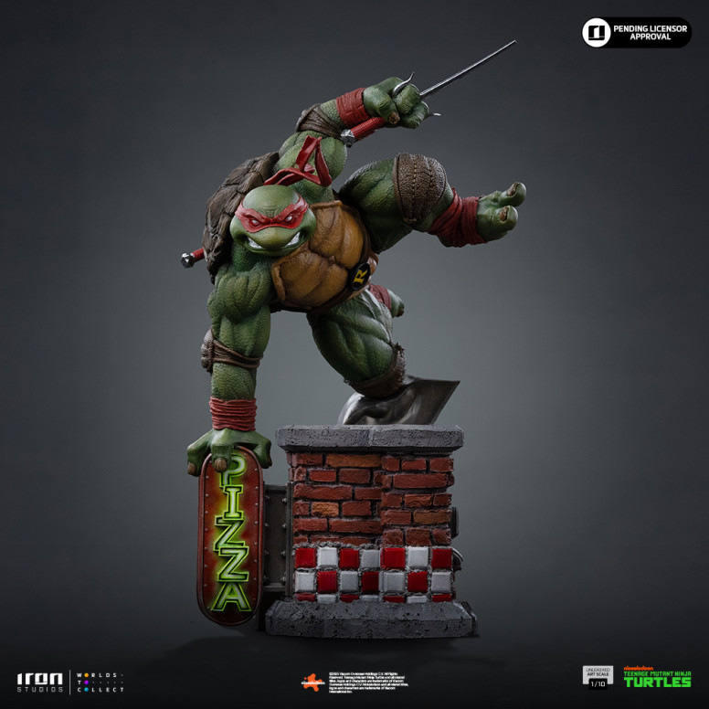 Iron Studios - TMNT - Raffaello scatenato in scala 1/10 - Teenage Mutant Ninja Turtles