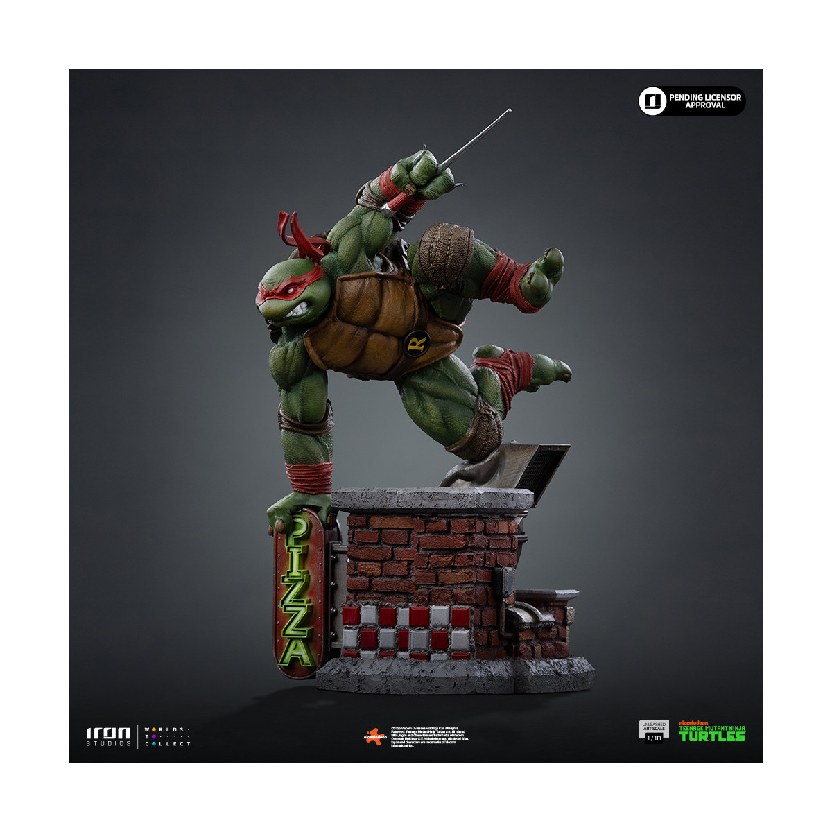 Iron Studios - TMNT - Raffaello scatenato in scala 1/10 - Teenage Mutant Ninja Turtles