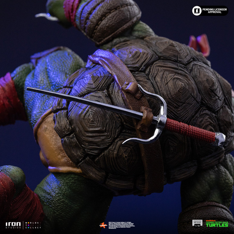 Iron Studios - TMNT - Raffaello scatenato in scala 1/10 - Teenage Mutant Ninja Turtles
