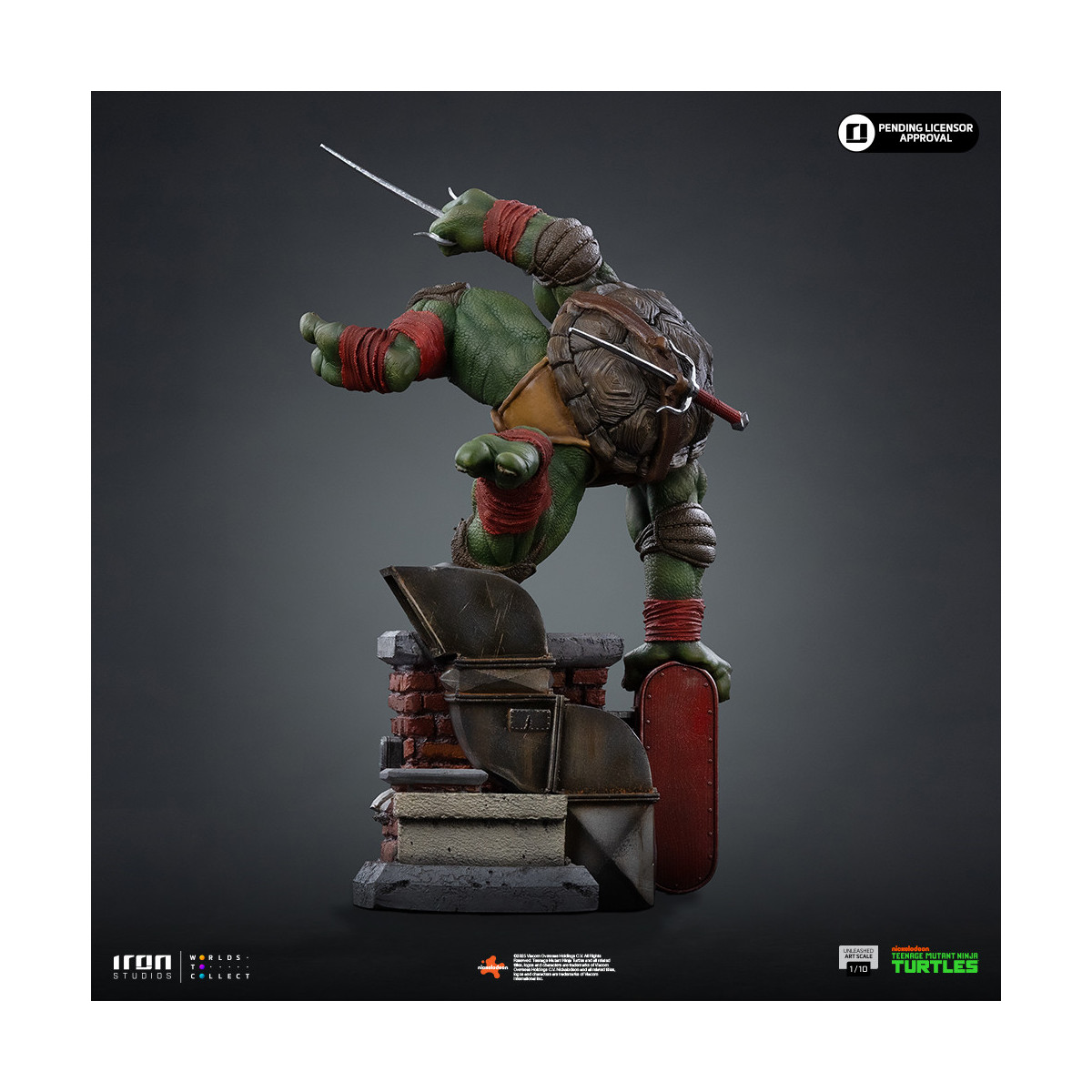 Iron Studios - TMNT - Raffaello scatenato in scala 1/10 - Teenage Mutant Ninja Turtles
