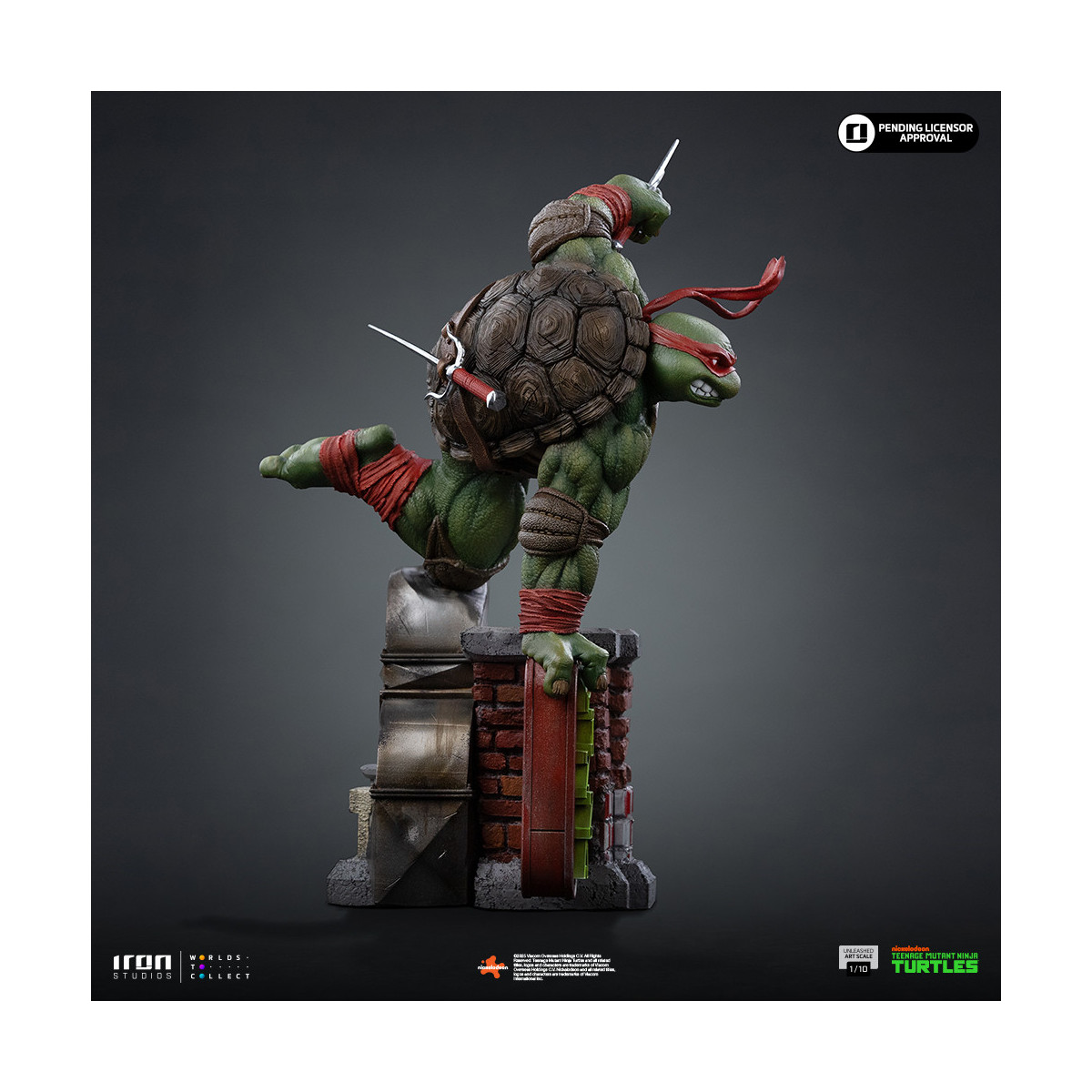 Iron Studios - TMNT - Raffaello scatenato in scala 1/10 - Teenage Mutant Ninja Turtles