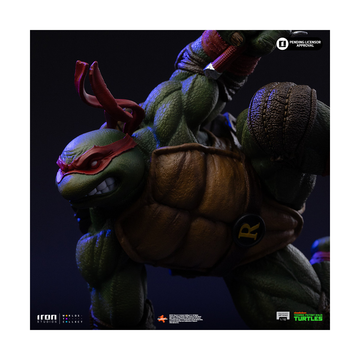 Iron Studios - TMNT - Raffaello scatenato in scala 1/10 - Teenage Mutant Ninja Turtles