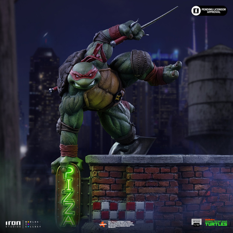 Iron Studios - TMNT - Raffaello scatenato in scala 1/10 - Teenage Mutant Ninja Turtles